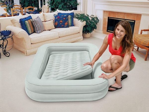 INTEX Junior Twin Super-Tough Airbed-Matratze für die Erholung im Freien Handine
