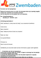 herroepingsformulier Jilong-zwembaden