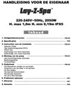 Lay Z Spa Gebruiksaanwijzing