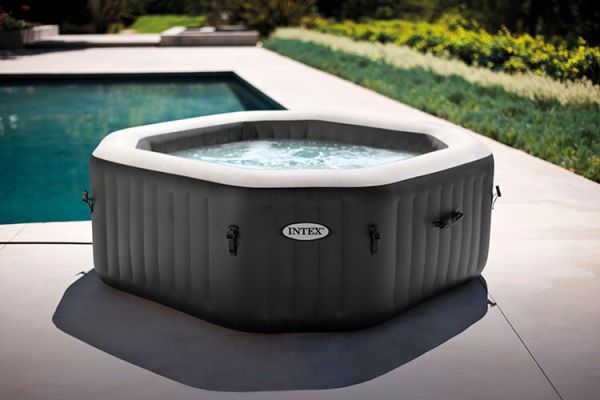 Verminderen teugels hoogtepunt Intex opblaasbare Bubbel & Jets | 4-persoons Zoutwater Jacuzzi |  jilong-zwembaden.nl