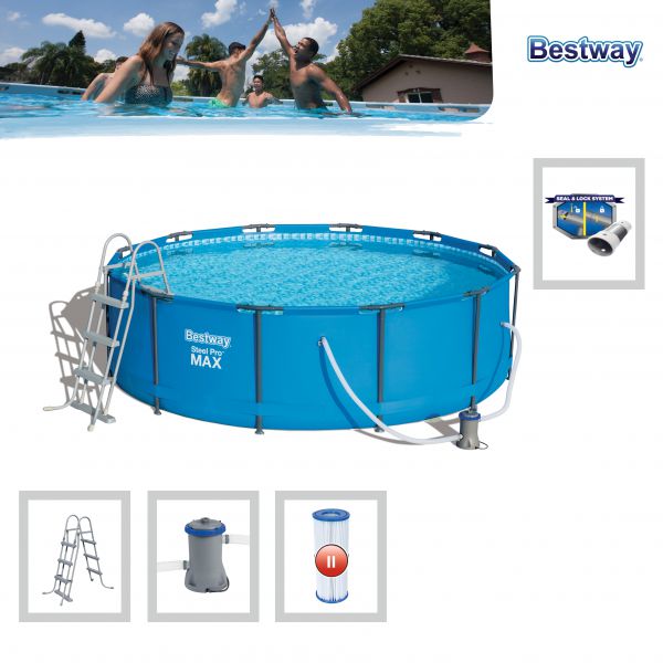 bestway steel pro 366x100 cm kopen jilong zwembaden nl