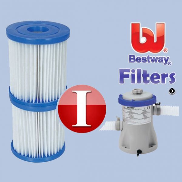 krans Bungalow spontaan Bestway Filter Nodig? | Bestway Flowclear Filter Type I | Jilong -zwembaden.nl