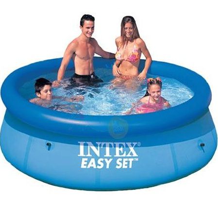 Intex Easy Set zwembad 244 x 76 12-Volt filterpomp