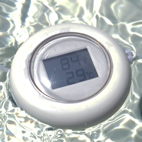 Vierde Leed kaart Drijvende Digitale Thermometer | Zwembad Temperatuur Meten? | Jilong- zwembaden.nl