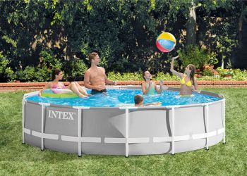 Intex Prism Frame zwembad rond 427 x 107 cm