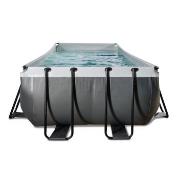 exit zwembad black leather 400 x 200 x 122