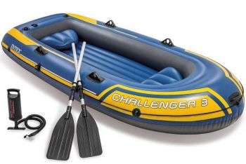 Intex Challenger 3 Set - Met peddels en pomp